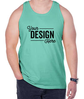 Hanes ComfortWash 100% Cotton Garment Dyed Tank - Color: Mint
