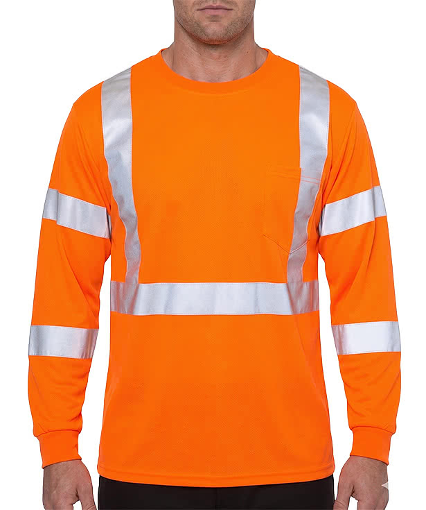 Kishigo Class 3 Safety Long Sleeve T-Shirt