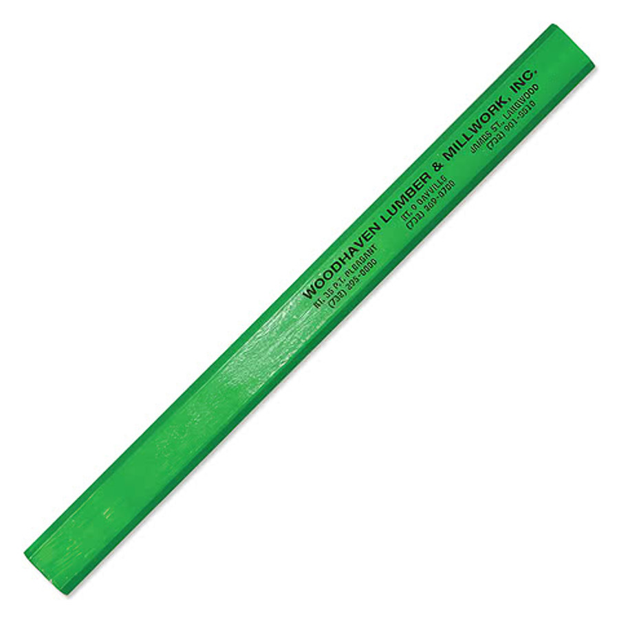 Fluorescent Finish #2 Carpenter Pencil in Neon Orange