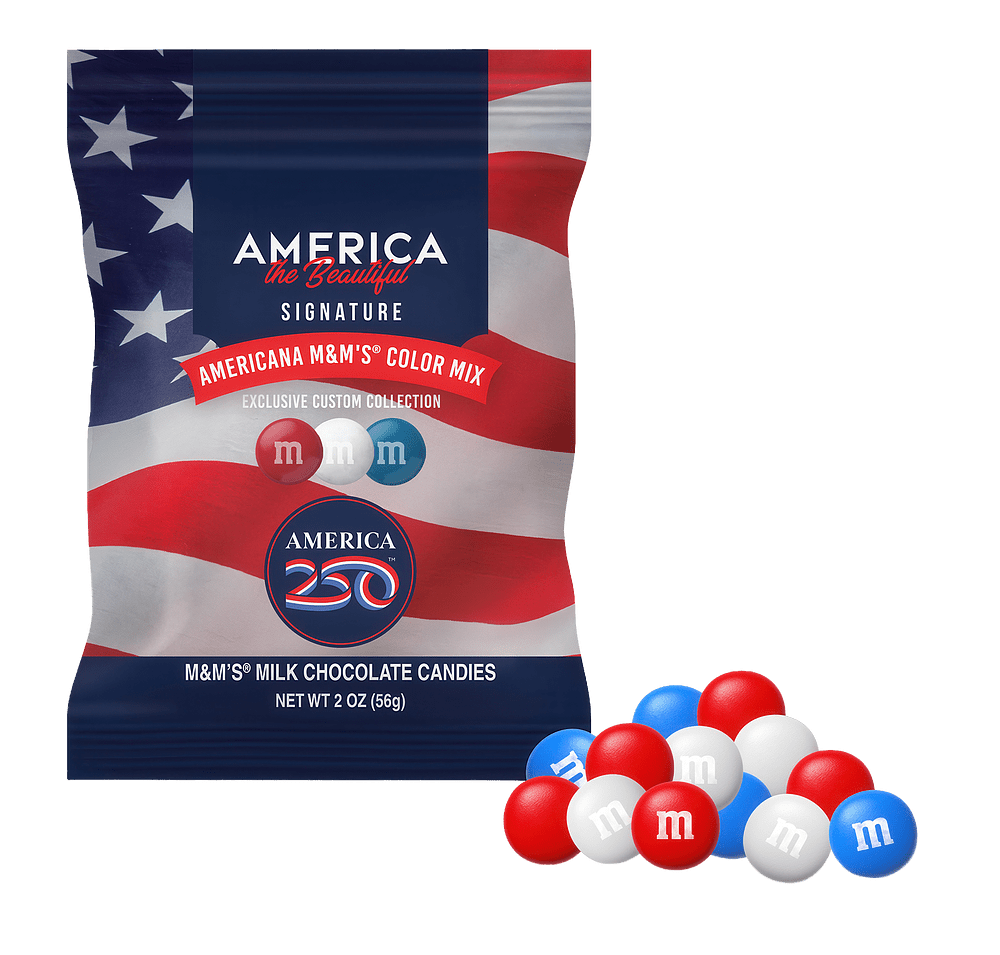 Full Color America250™ M&M's Promo Pack Candy Bag-default