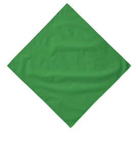 Augusta 100% Cotton Solid Bandana (Corner Design) - Color: Kelly
