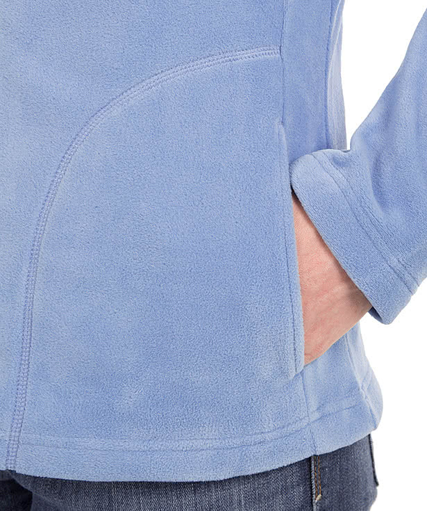 Team 365 Women's Full Zip Microfleece Jacket - Embroidered