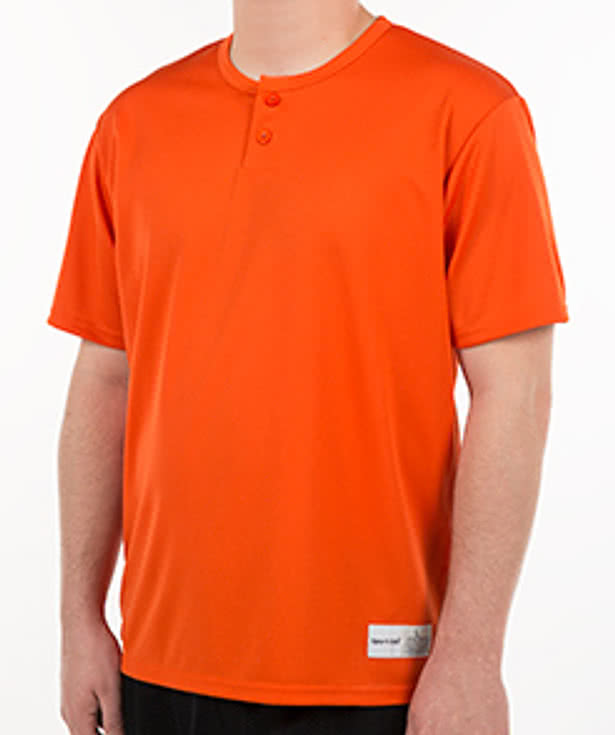 Sport-Tek Tough Mesh Baseball Henley