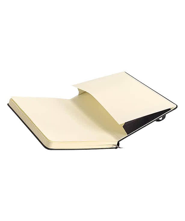 Moleskine Debossed Medium Hard Cover Ruled Notebook