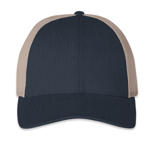 Richardson Low Profile Trucker Hat in Navy / Khaki