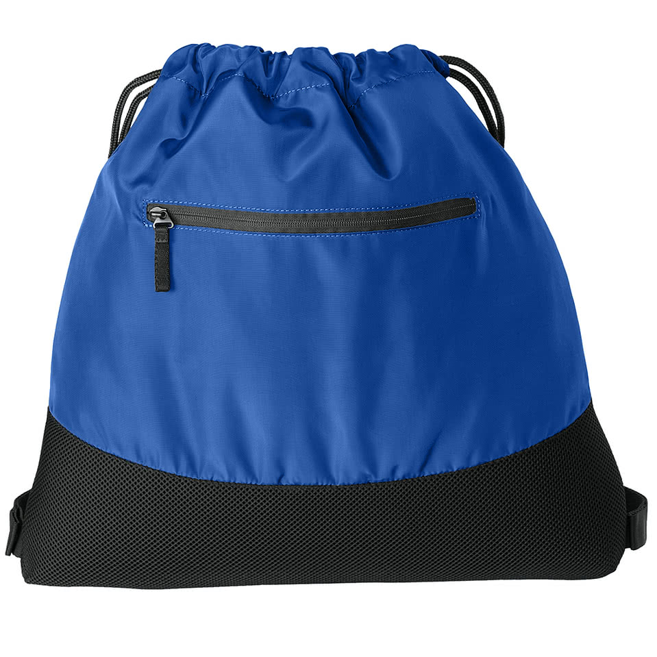 Full Color Port Authority Agility Mesh Pocket Drawstring Bag