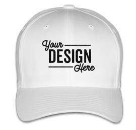 Yupoong Twill Flexfit Hat - Color: White
