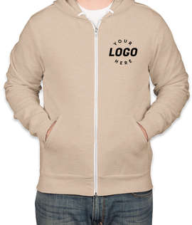 Bella + Canvas Ultra Soft Zip Hoodie - Color: Heather Sand Dune