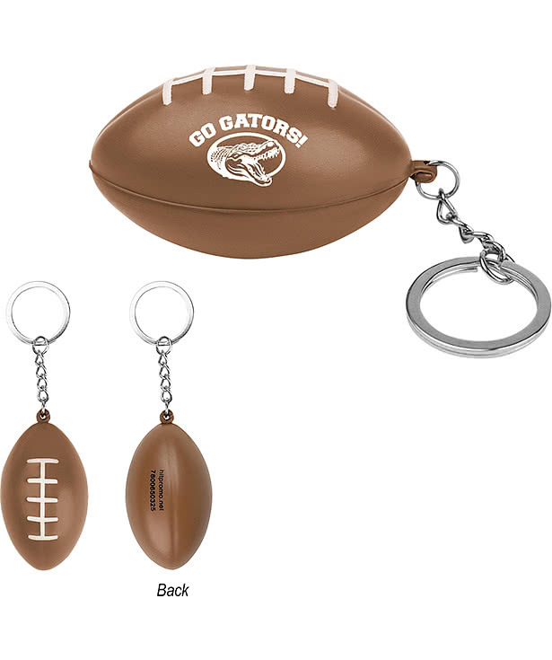 Football Stress Reliever Keychain