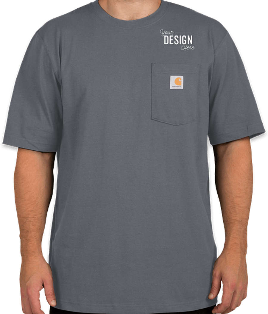 Carhartt Workwear Crewneck Pocket T‑shirt in Bluestone