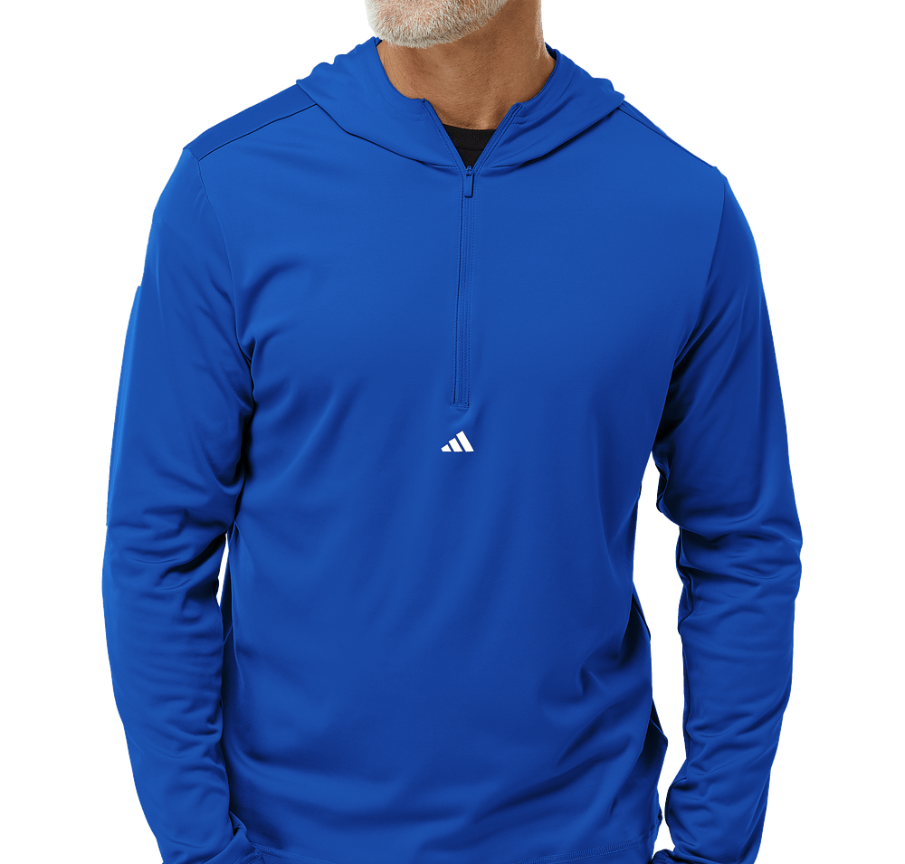 Adidas Recycled Lightweight Quarter Zip Performance Hoodie-default