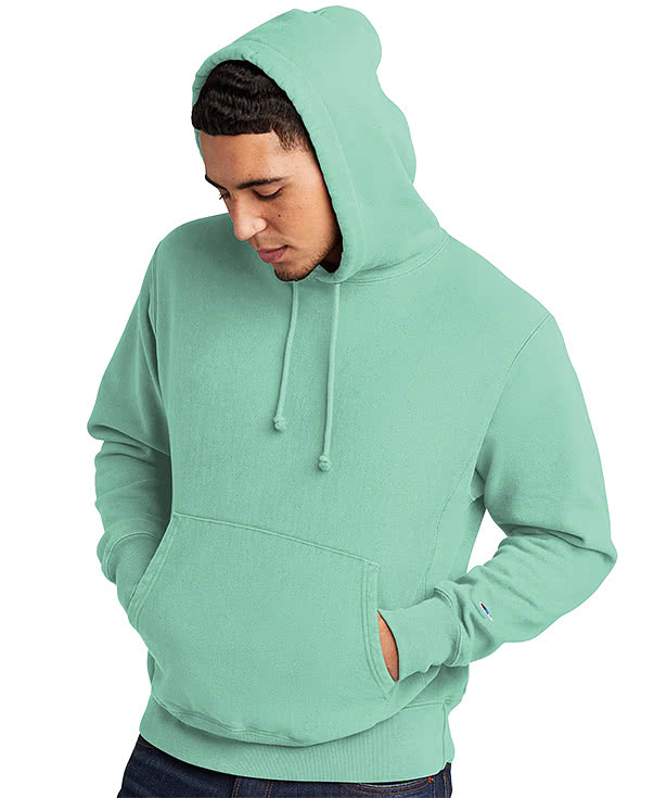 Champion hoodie mint hot sale