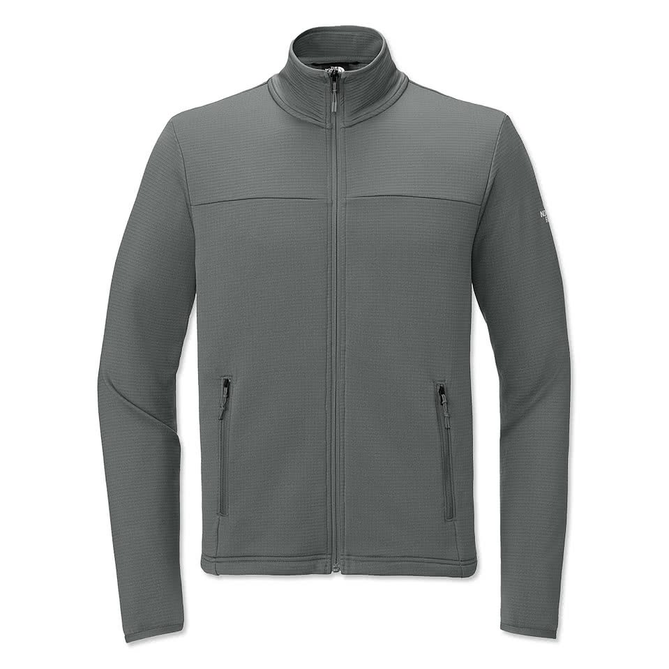 The North Face Aim Recycled Full Zip Fleece Jacket - Embroidered
