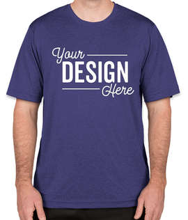 Sport-Tek Heather Contender Performance Shirt - Color: Cobalt Heather