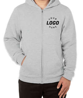 Soffe Classic Zip Hoodie - Color: Ash