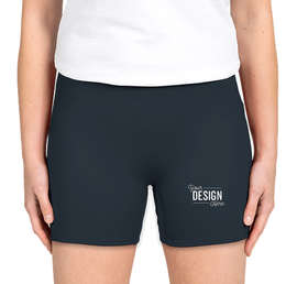 Badger Women's 4" Compression Shorts - Color: Navy