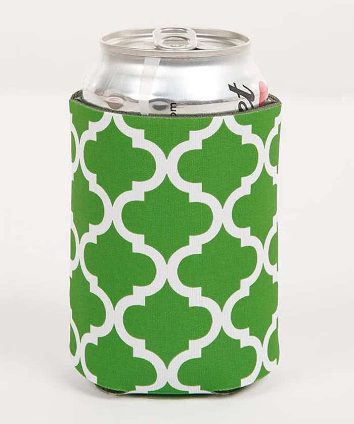 Full Color Moroccan Tile Foldable Can Cooler