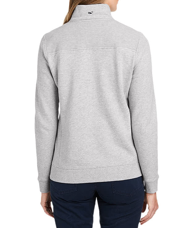 Vineyard Vines Women's Collegiate Logo Shep Quarter Zip Sweatshirt