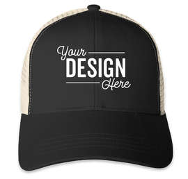 Econscious Organic/Recycled Trucker Hat - Color: Black / Oyster