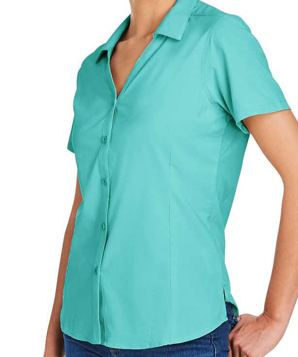 Core 365 Women's Marina Ultra UVP Short Sleeve Shirt - Embroidered