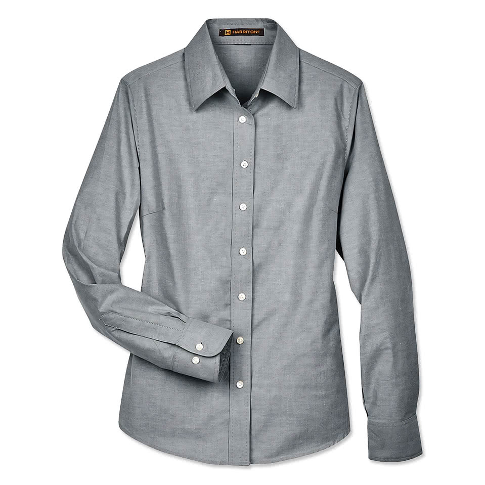 Harriton Women's Oxford Dress Shirt