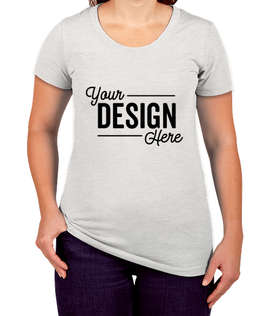 Canada - Bella + Canvas Women's Slim Fit Tri-Blend T-shirt - Color: White Fleck Tri-Blend