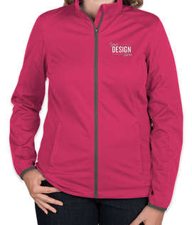 Port Authority Women's Lightweight Active Soft Shell Jacket - Color: Pink Azalea