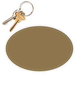 6 in. x 4 in. Oval Bumper Sticker - Color: Metallic Gold