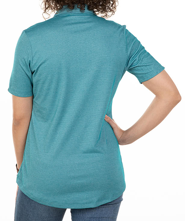 Port Authority Women's Fine Performance Pique Polo - Embroidered