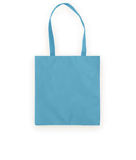Basic 50% Recycled Poly Tote Bag - Color: Turquoise