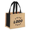 Mini Jute Gift Tote Bag
