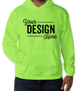 Hanes EcoSmart 50/50 Pullover Hoodie - Color: Lime
