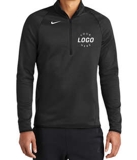 Nike Therma-FIT Performance Quarter Zip Sweatshirt - Color: Team Black