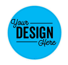 One Way Shopping 12" Circle Floor Decal - Color: Columbia Blue