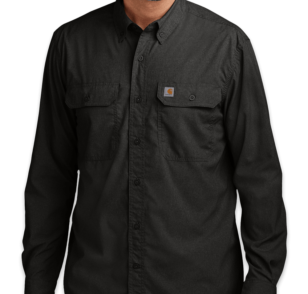Carhartt Force Solid Long Sleeve Work Shirt - Printed-default