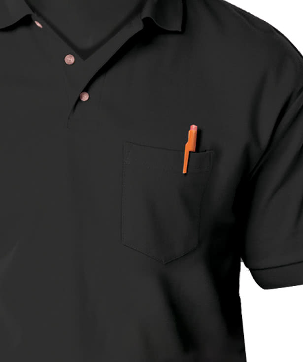 Blue Generation Superblend Easy-Care Pique Pocket Polo - Embroidered