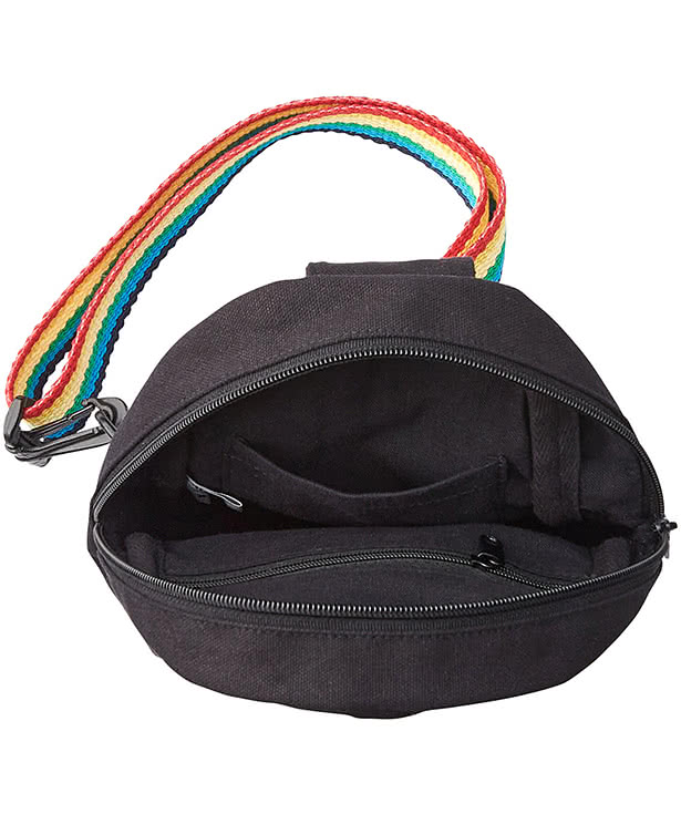 Rainbow Recycled Cotton Crossbody Bag