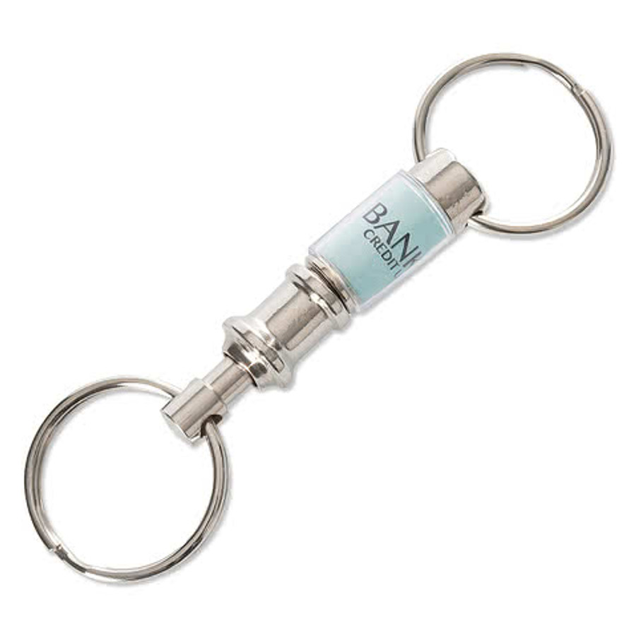 Pull-A-Part Keychain in Silver