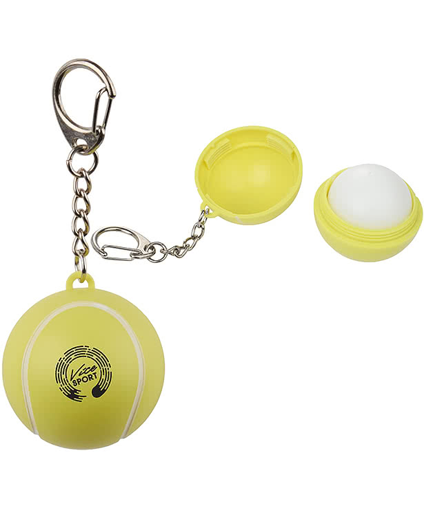Tennis SPF 15 Lip Balm Keychain