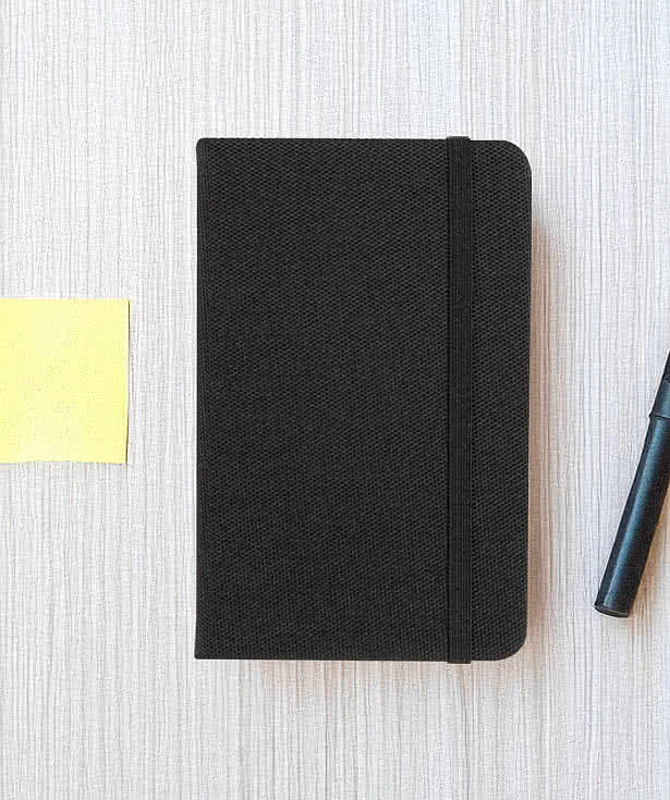 Full Color Recycled Hard Cover Pocket Notebook