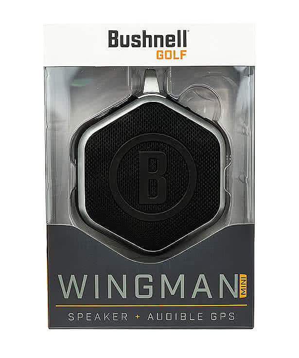 Full Color Bushnell Golf Wingman Mini GPS Portable Wireless Bluetooth Speaker