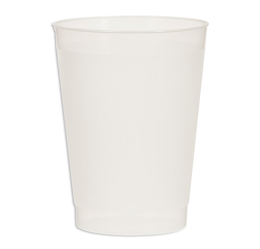 Full Color 10 oz. Frost Flex Plastic Stadium Cup (Case of 500)-default