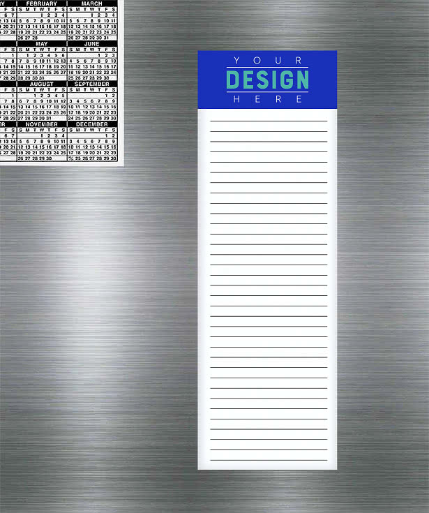 Full Color Souvenir 3" x 9" Magnetic Scratch Pad - 50 sheets/pad (Case of 500)