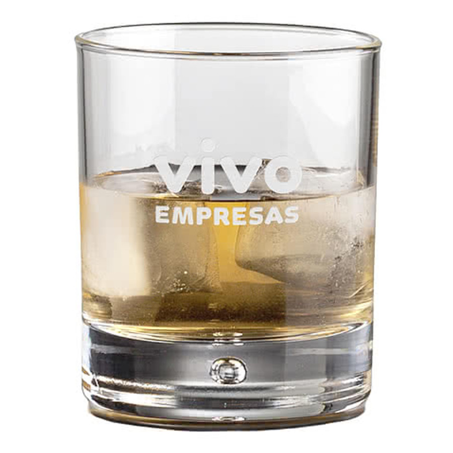 Laser Etched 10 oz. Bastia On-the-Rocks Glass in Clear