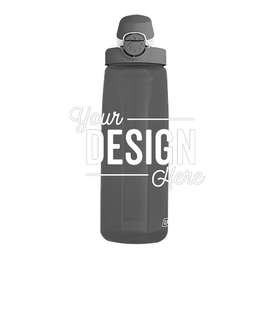 24 oz. Nalgene Tritan On-The-Fly Water Bottle - Color: Charcoal / Grey