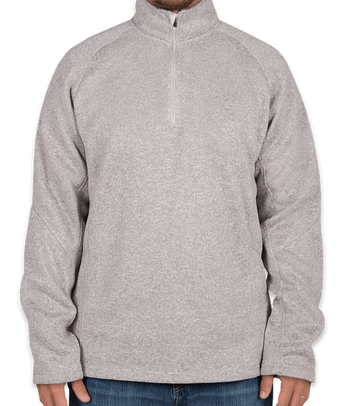 half zip fleece pullover