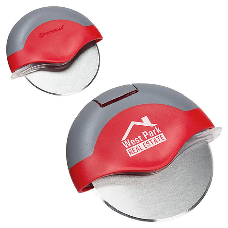 Roma Pizza Cutter in Red/Gray