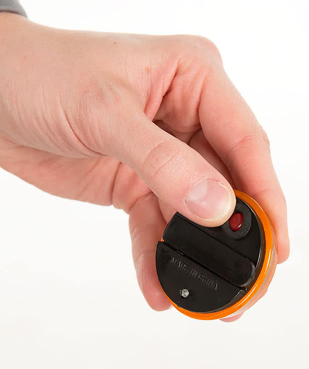 Round Blinking Light with Back Clip