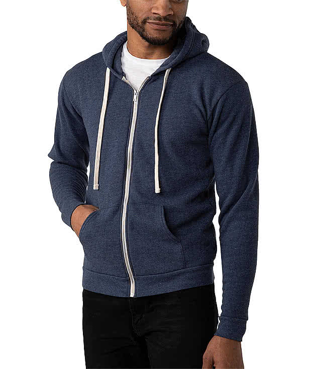 Royal Apparel USA-Made Organic Eco Zip Hoodie