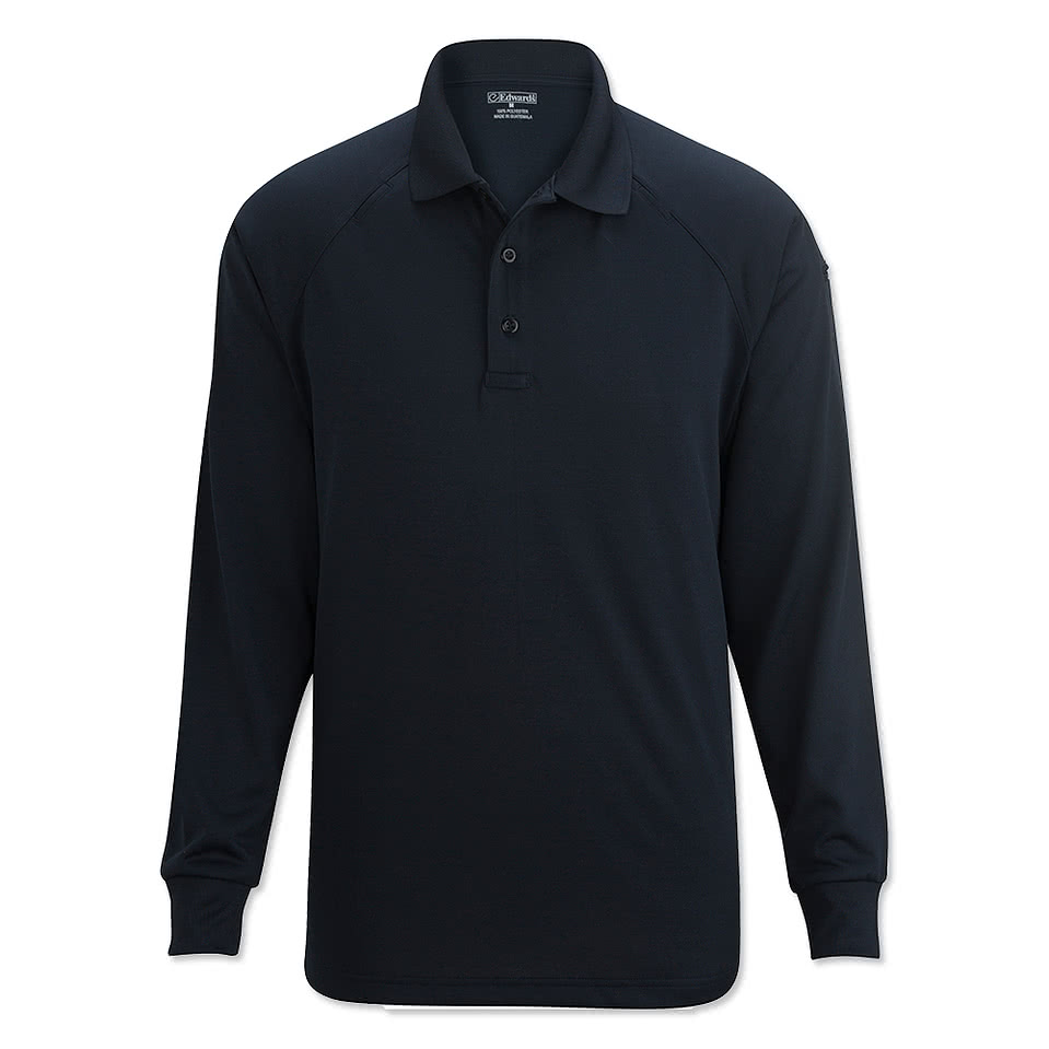 Edwards Tactical Snag-Proof Long Sleeve Performance Polo